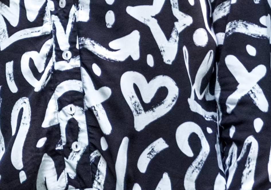 The Nicky Black & White Graffiti