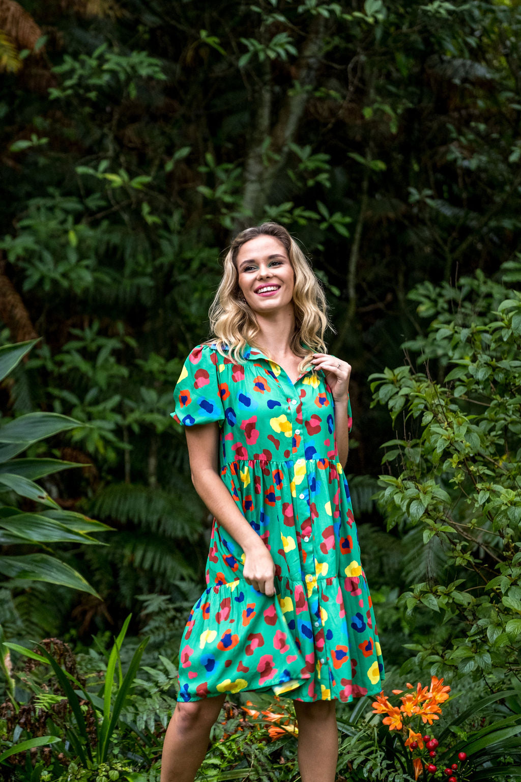 The Bianca Green Leopard