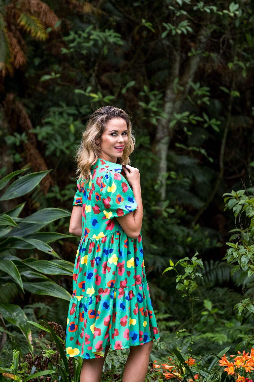 The Bianca Green Leopard
